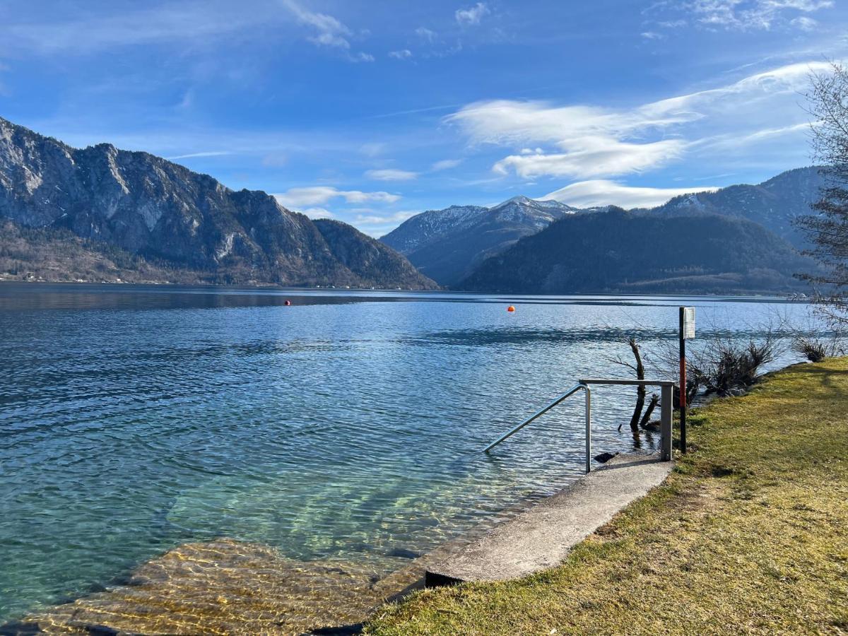 Gemütliche Landhausvilla mit Kamin und Kachelofen Unterach am Attersee Exterior foto