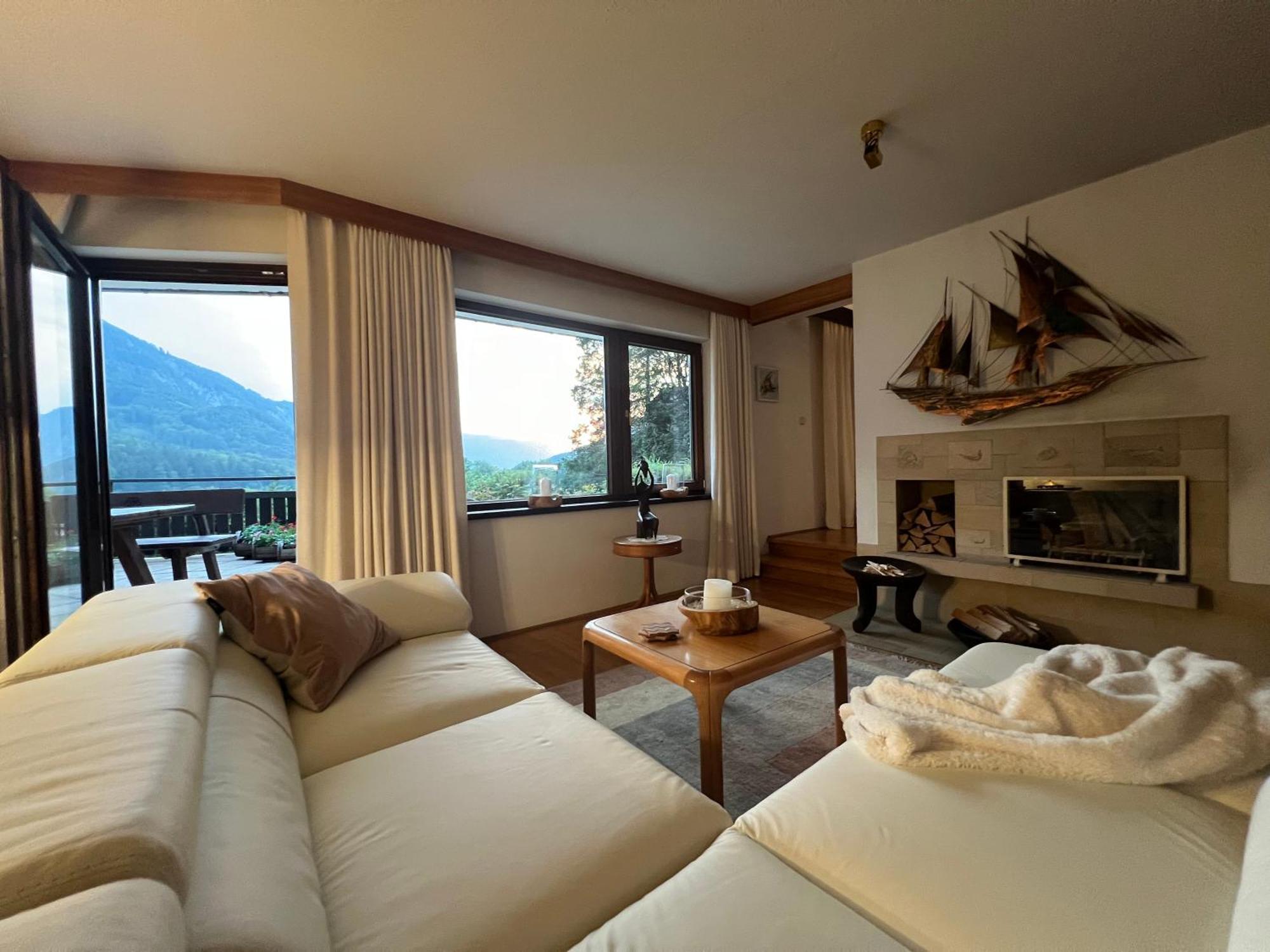 Gemütliche Landhausvilla mit Kamin und Kachelofen Unterach am Attersee Exterior foto